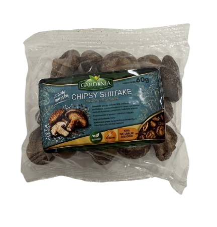 Chipsy Shiitake - Z solą morską